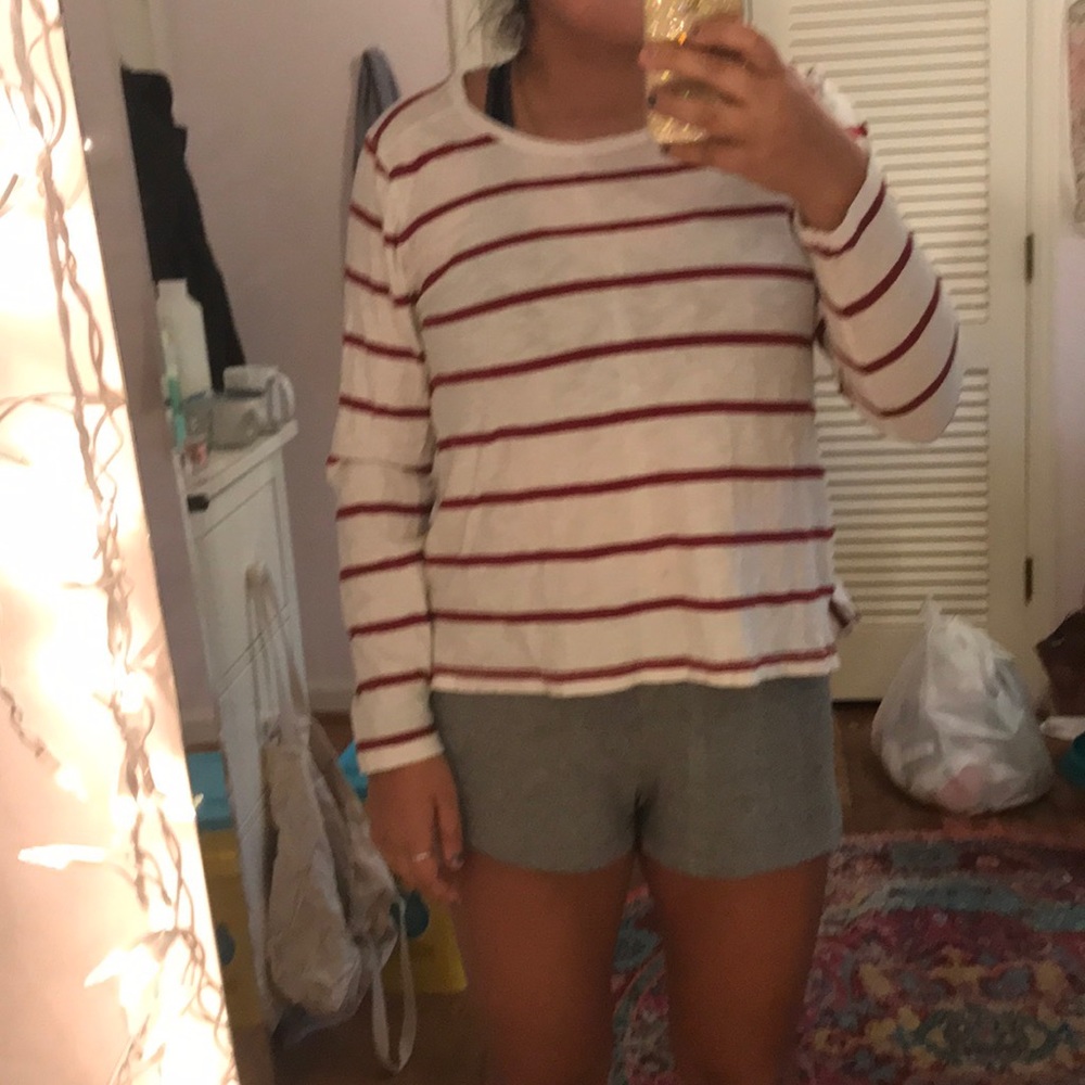 Striped tee boho